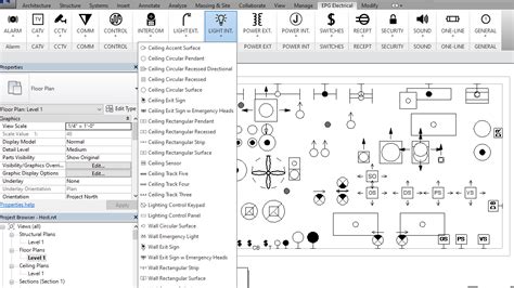 electrical symbols Revit family